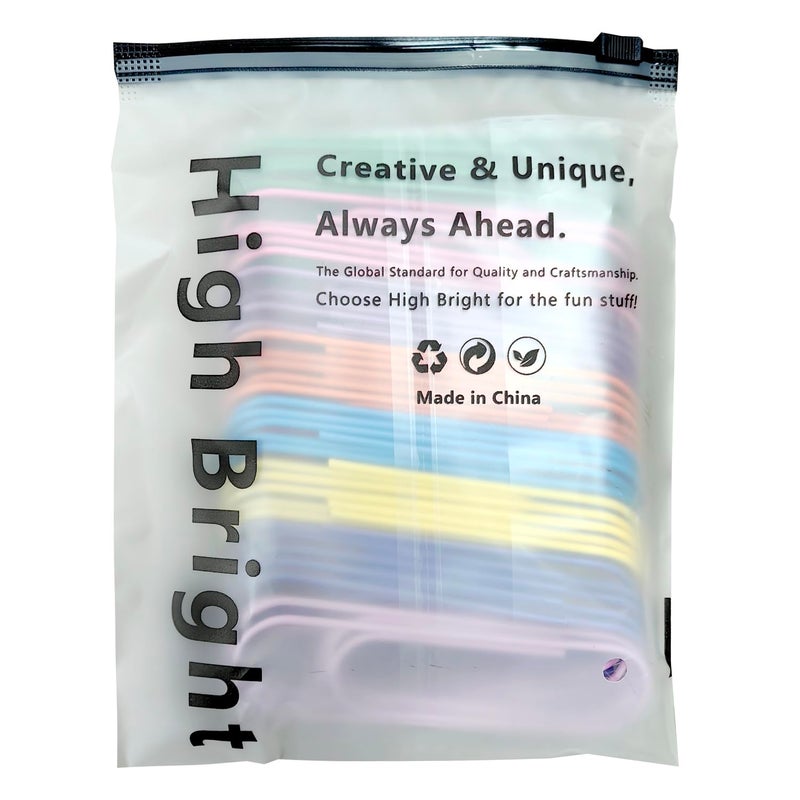 High Bright 40-Pack 4 Inches Mega Large Paper Clips - 8 Colors Per Color 5pcs 100mm Cute Paper Needle Multicolor Bookmark,Office Supply Accessories (8 Colors/40pcs) - Image 4